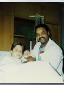 Amanda Francis Seguin in a meaningful moment