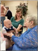 Anita Florence Wahlstrom captured in a moment