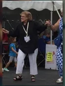 Barbara Hawke Velonis captured in a moment