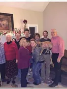 Betty Lou Cardwell in a meaningful moment