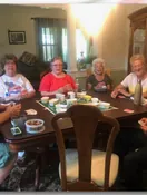 Betty Lou Faulk captured in a moment