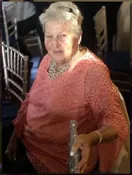 Carol Ann Paff in a meaningful moment