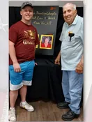 Donald Lee White in a meaningful moment