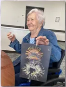 Emogene Hetty Rouse in a meaningful moment