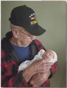 Ernest Ed Hall in a meaningful moment