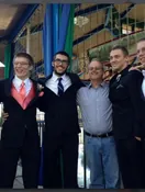 Justin Paul Burton in a meaningful moment