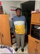 Lee Roy Parrott captured in a moment