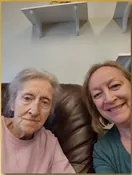 Linda Sue Bullion captured in a moment